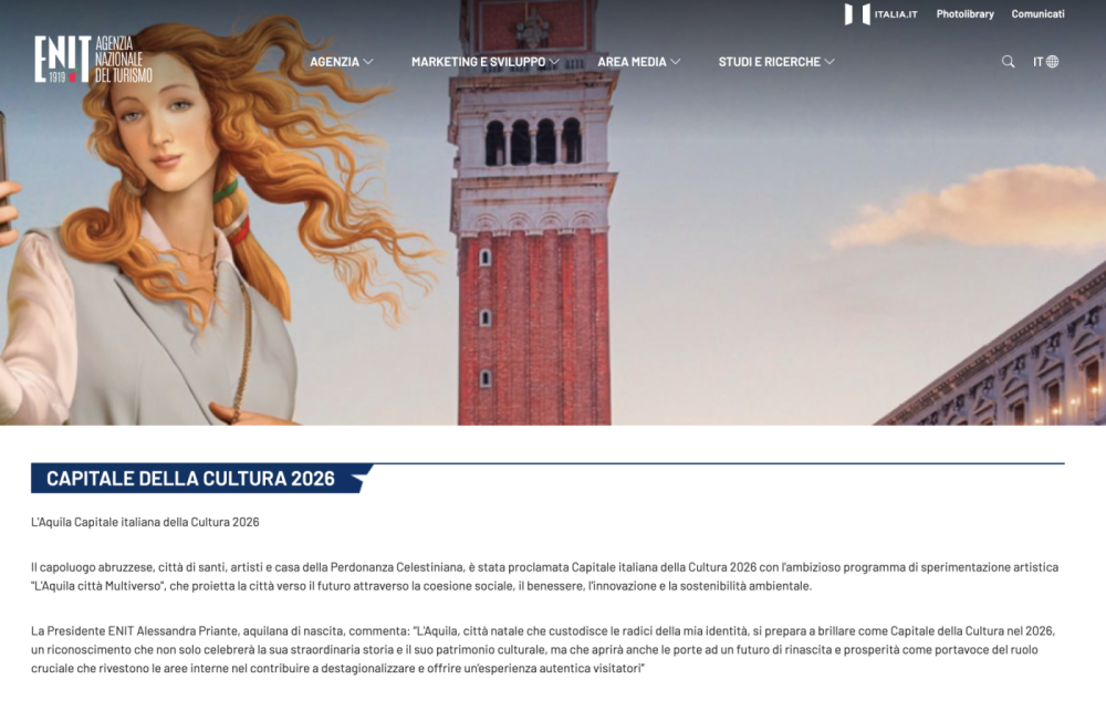 Portale nazionale ENIT.IT